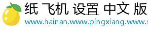 纸 飞机 设置 中文 版